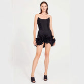 High Quality Women Sexy Strapless Bodycon Mini Bandage Dress Florals Celebrate Girls' Birthday Party Nightclub Outfit